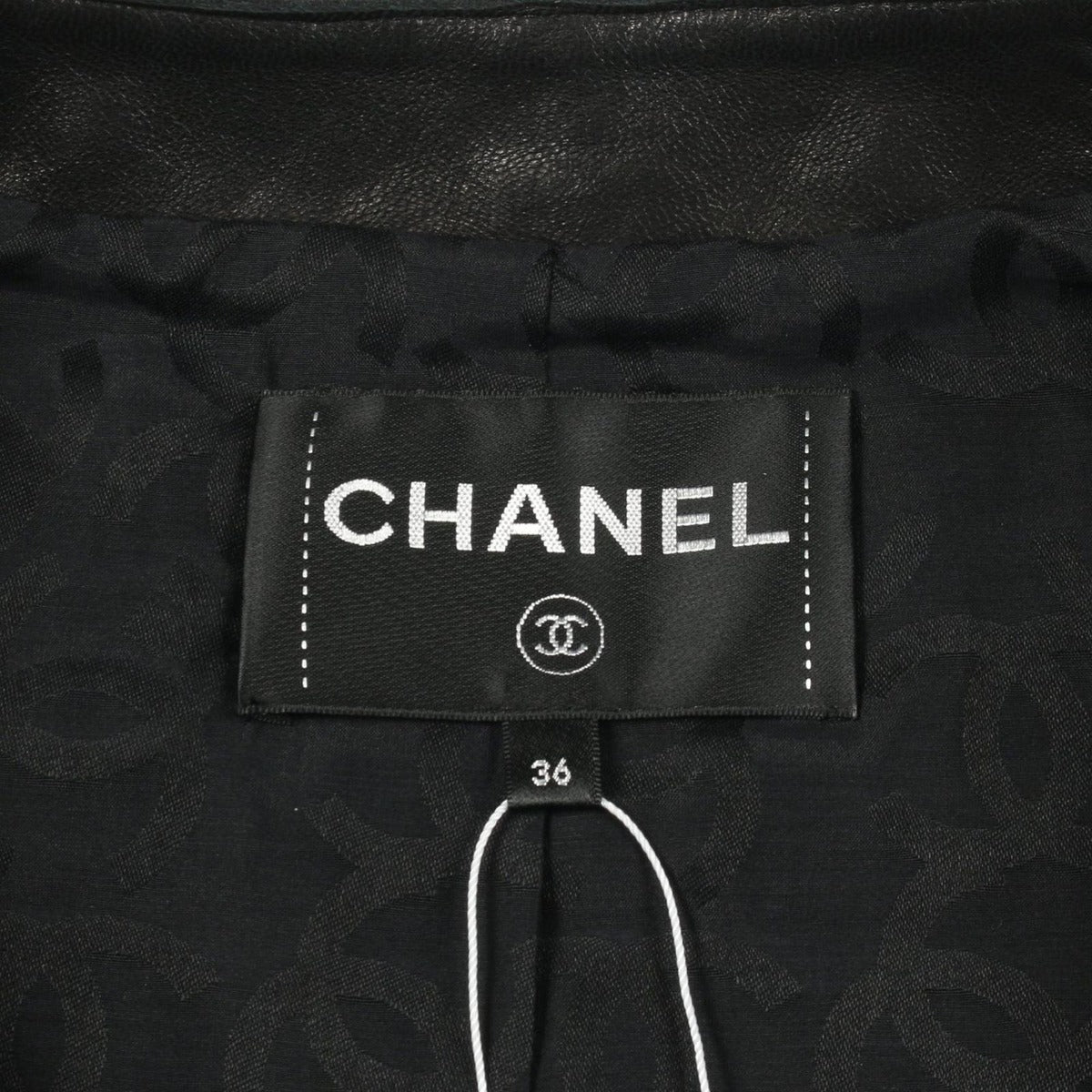 Chanel Leather Jacket Open Work Border — view 3
