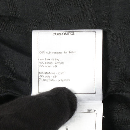 Chanel Leather Jacket Open Work Border — view 5