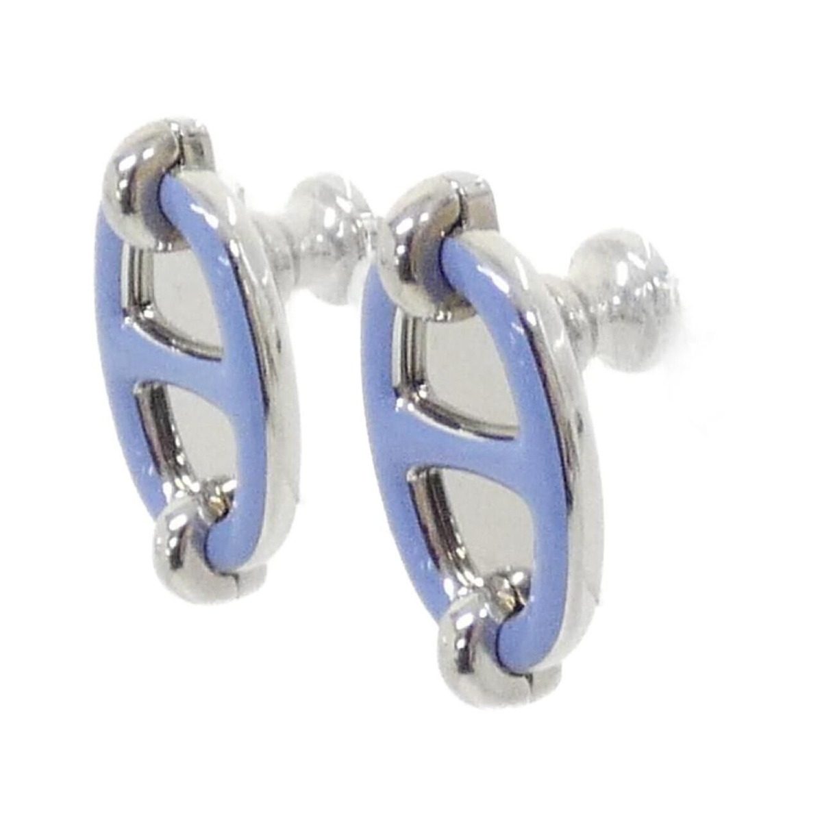 Hermes Mini Maillon Earrings — view 2