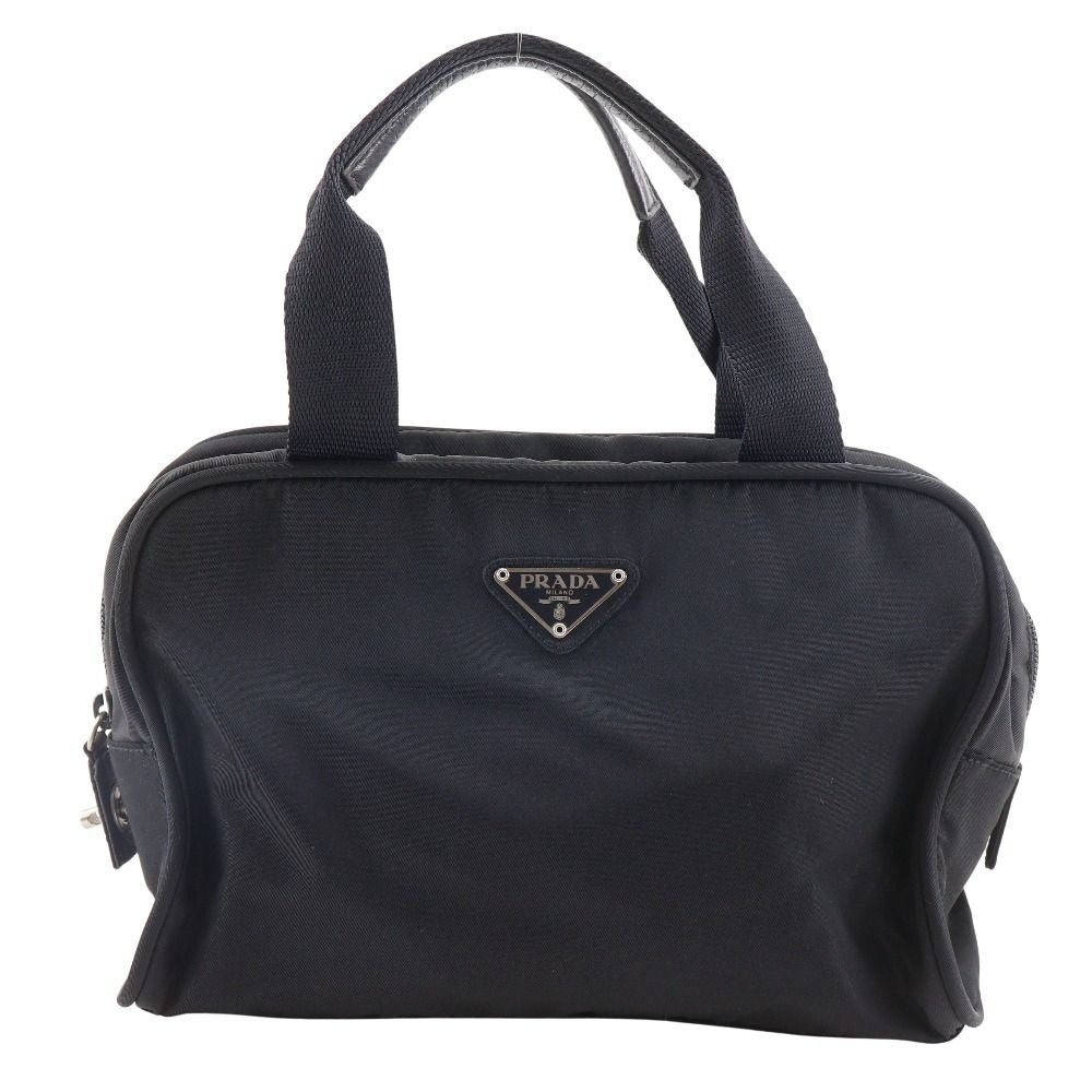 Prada Mini Boston Nylon Black Handbag
