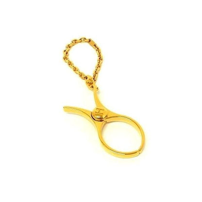 Hermes Phil Glove Holder Charm Gold