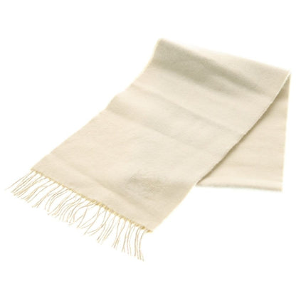 Loewe Anagram Scarf Ivory Beige Wool Cashmere