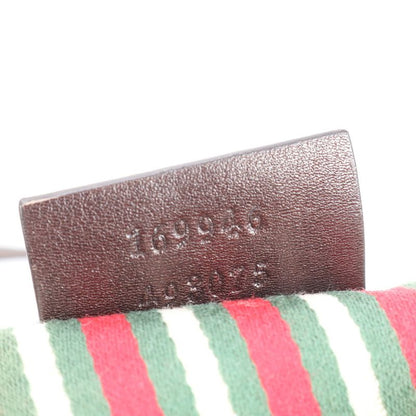 Gucci GG Canvas New Britt Interlocking G Leather Tote Bag Shoulder 169946