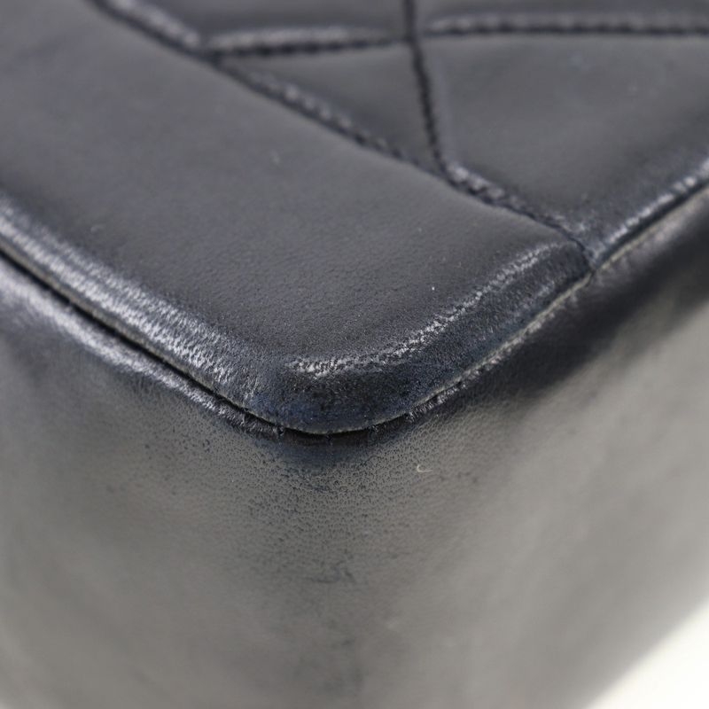 Chanel Diana Chain Shoulder Matelasse Lambskin Black Ladies Shoulder Bag