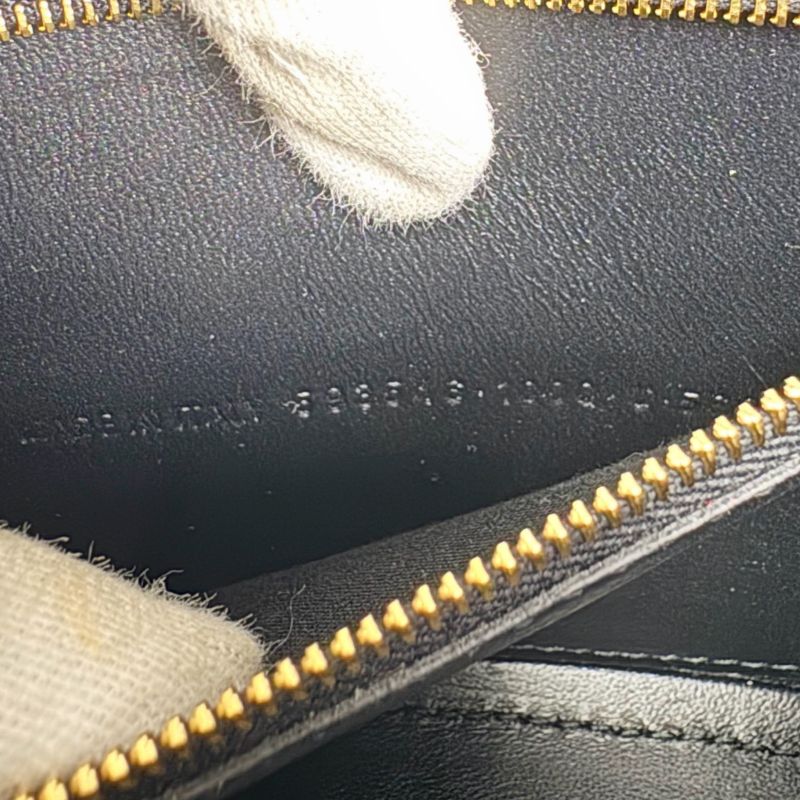 Balenciaga Hourglass 2WAY Mini Shoulder Bag Black Gold Hardware Leather