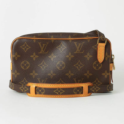 Louis Vuitton Shoulder Bag Pochette Marly Bandouliere Brown Rank A