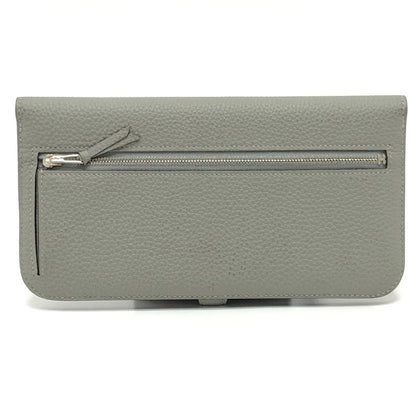 Hermes Long Wallet Dogon Long Togo Grimetto (estimated) Gray
