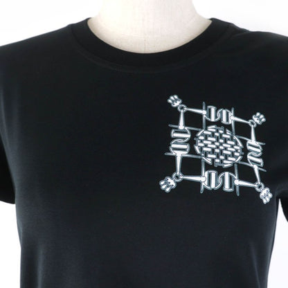 Hermes 2024ss 4h4642da 100% Cotton Short Sleeve T-shirt Black 34 Made In France