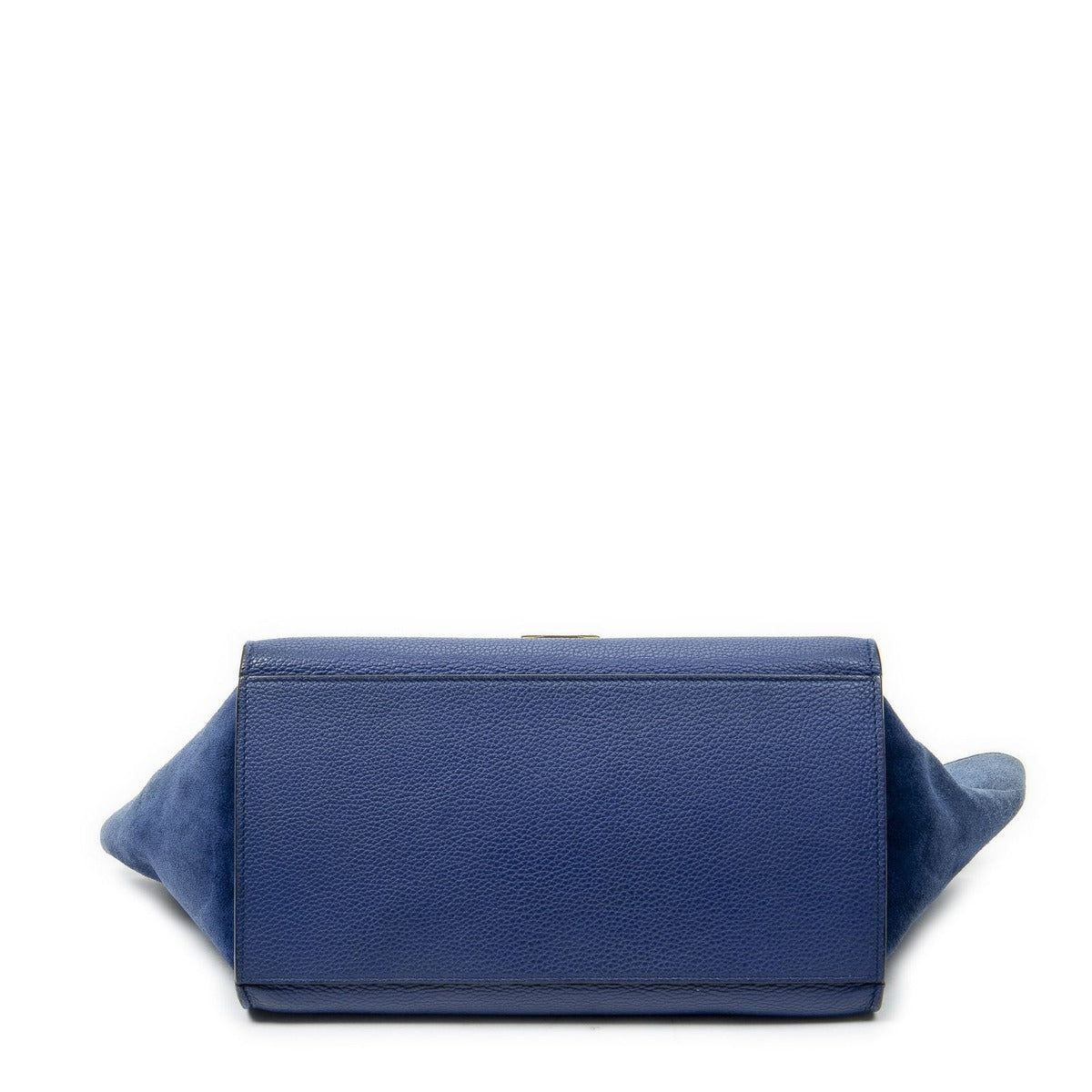 Celine Small Medium Swing Royal Blue Grain Calfskin Leather Shoulder Bag — view 6