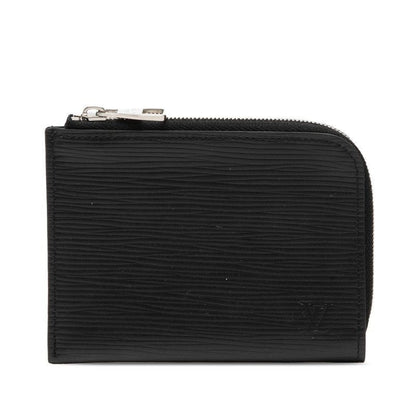 Louis Vuitton Epi Porte-Monnaie NM Coin Purse Black Leather