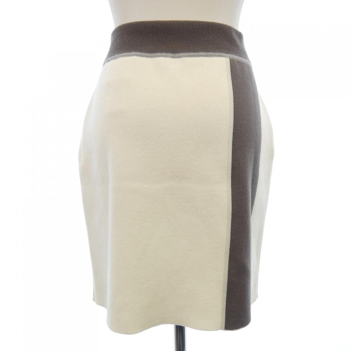 Hermes Etriers Stirrs Skirt White Gray Transparency — view 2