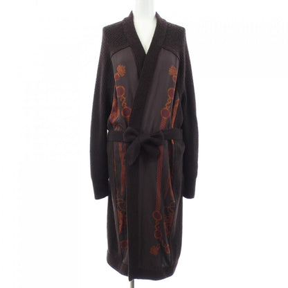 Hermes les Tambours Finesse Twill Lane Long Cardigan