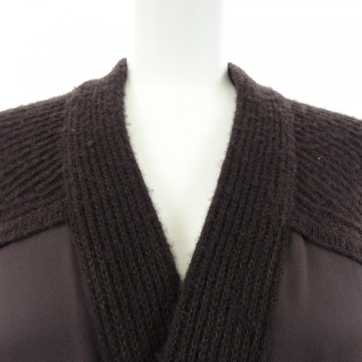 Hermes les Tambours Finesse Twill Lane Long Cardigan — view 5