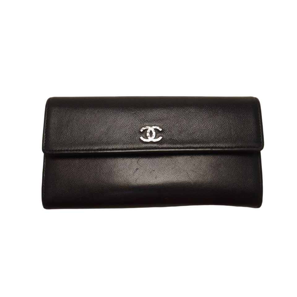 Chanel CC Logo Leather Wallet