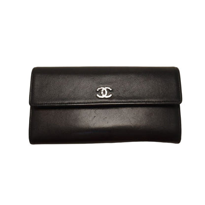 Chanel CC Logo Leather Wallet