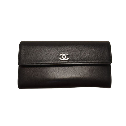 Chanel CC Logo Leather Wallet