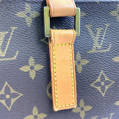 Louis Vuitton Luko Monogram Leather × PVC Brown Tote Bag Gold M51155