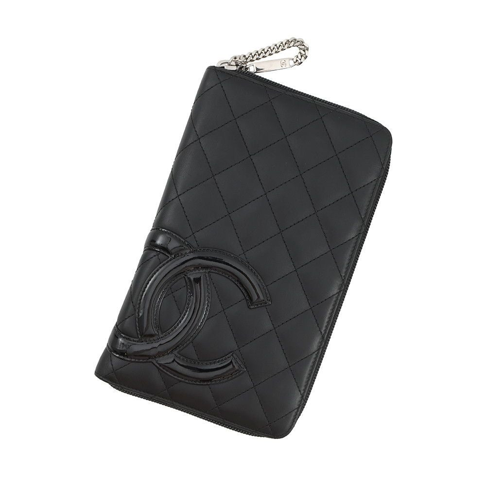 Chanel Wallet Quilted CC Logo Cambon