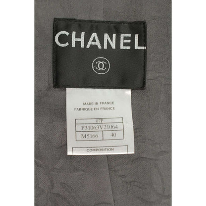Chanel Tweed Jacket CC Logo Button 40 — view 3