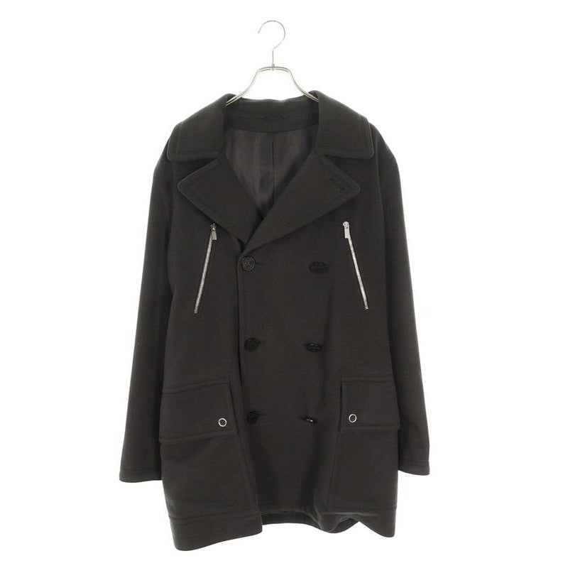 Hermes Padded Cashmere Double Breast Coat 50