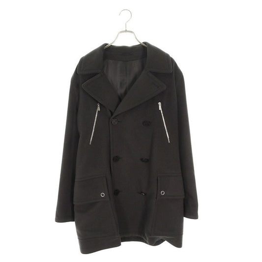 Hermes Padded Cashmere Double Breast Coat 50