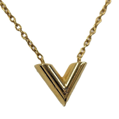 Louis Vuitton Essential Necklace Plated Gold