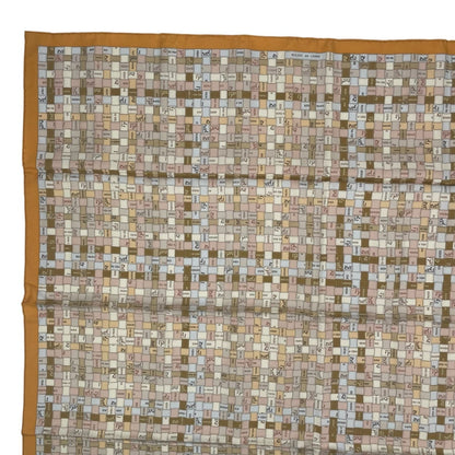 Hermes Scarf Silk Carre 90 Bolduc Au Beige — view 3