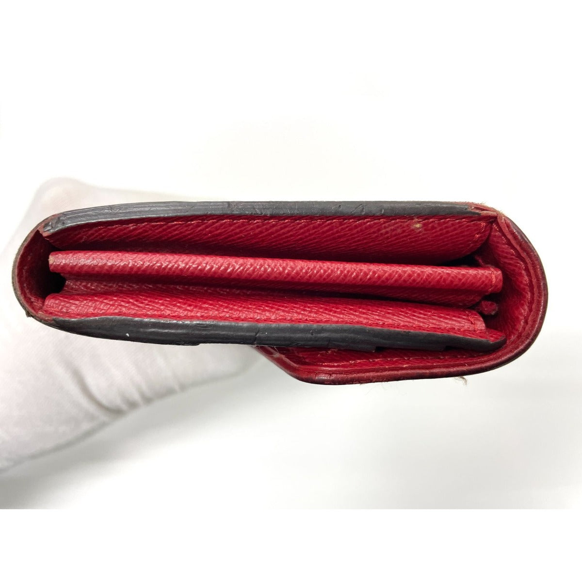 Louis Vuitton Monogram Portefeuille Sarah Retiro Wallet Brown Cerise — view 6