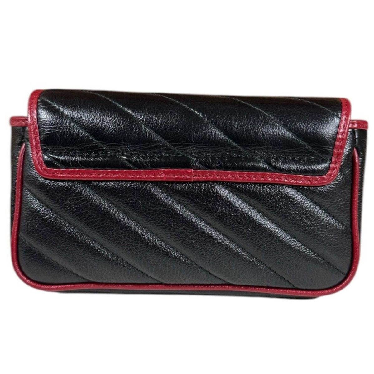 Gucci Super Mini Bag GG Marmont Leather Black — view 3