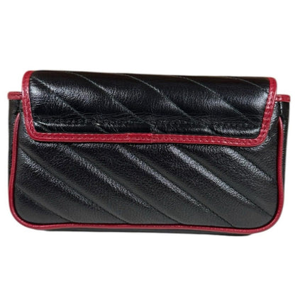 Gucci Super Mini Bag GG Marmont Leather Black — view 3