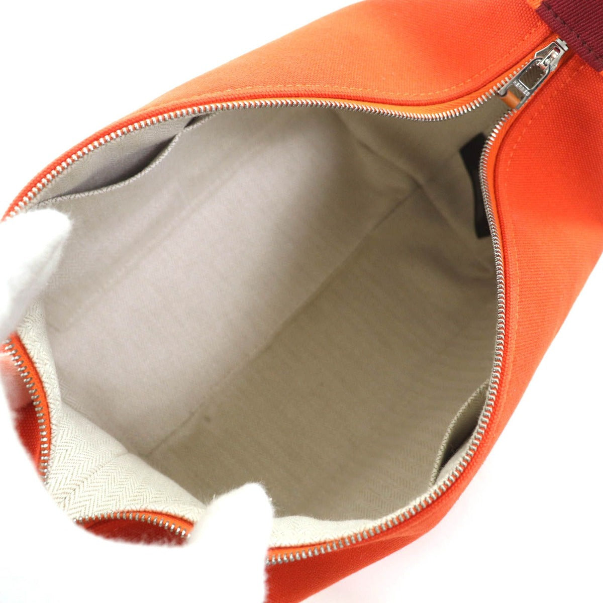 Hermes Brid-a-Brac PM 100% Wool Silver Hardware