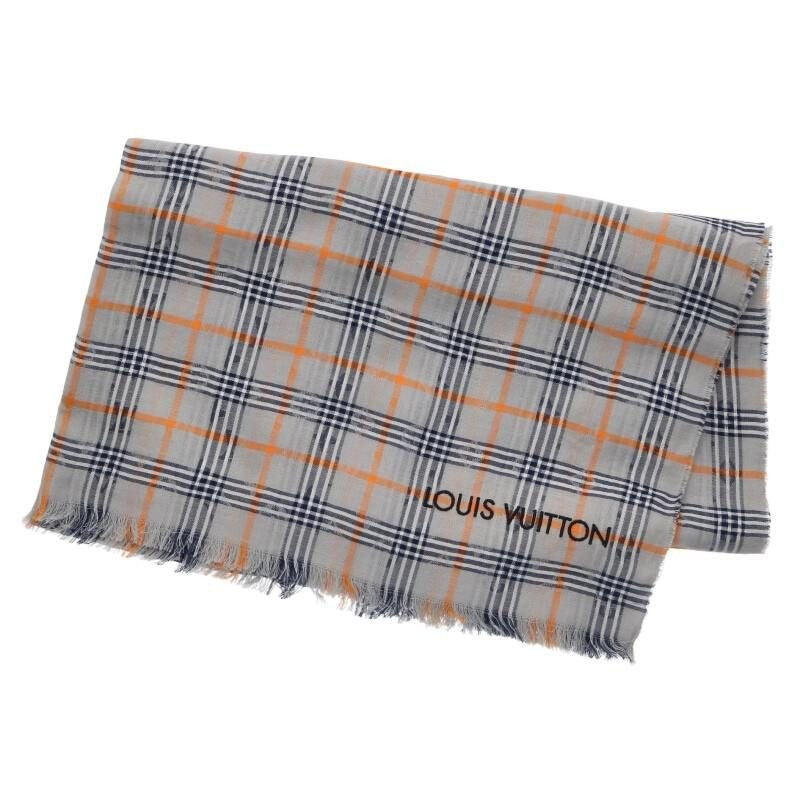 Louis Vuitton Plaid Monogram Shawl