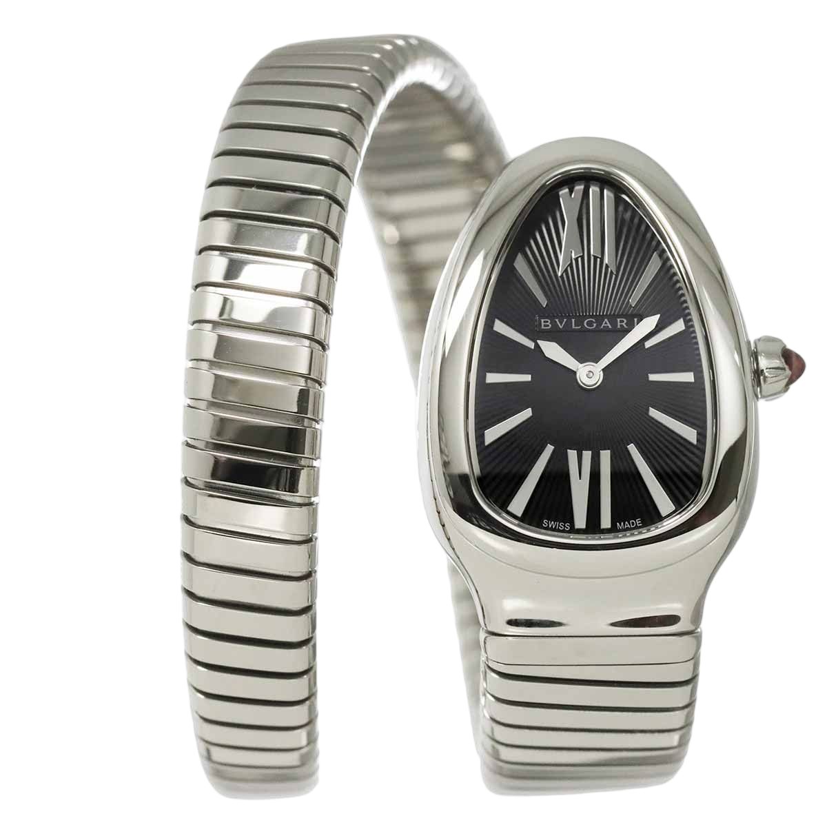 Bvlgari Serpenti Watch Black Quartz