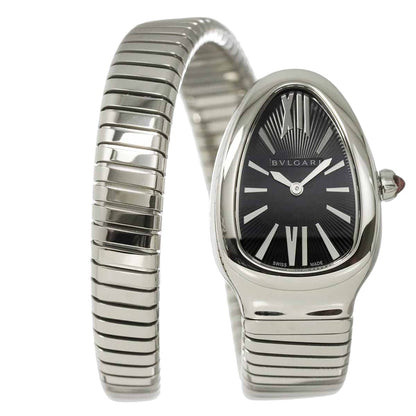 Bvlgari Serpenti Watch Black Quartz