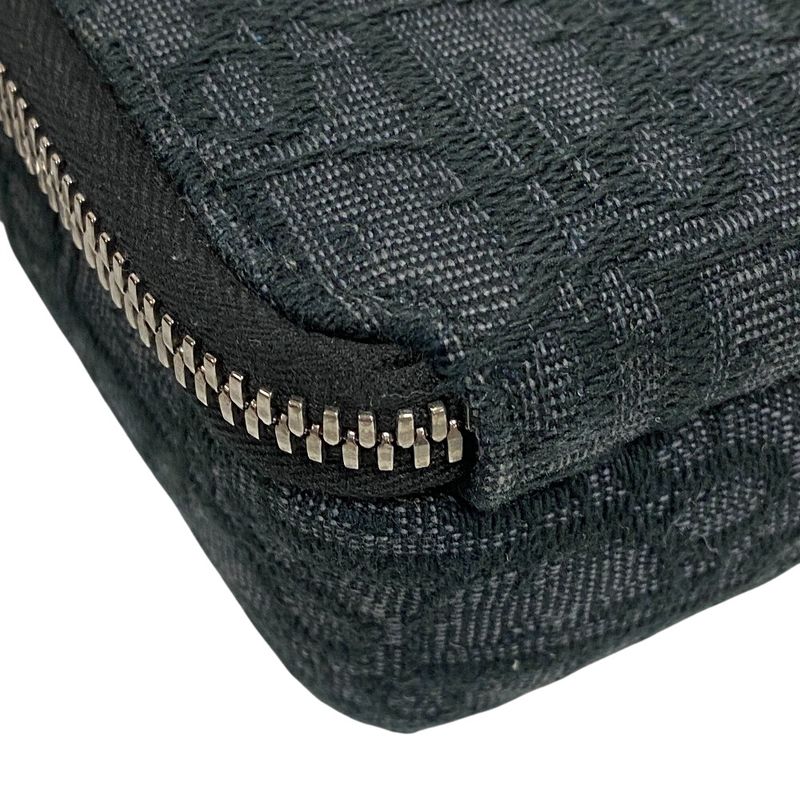 Christian DIOR Oblique Shoulder Bag Cabasn Diagonal Shoulder Brand Navy Women