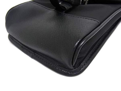 Prada Tessuto Nylon And Saffiano Leather Shoulder Bag Crossbody