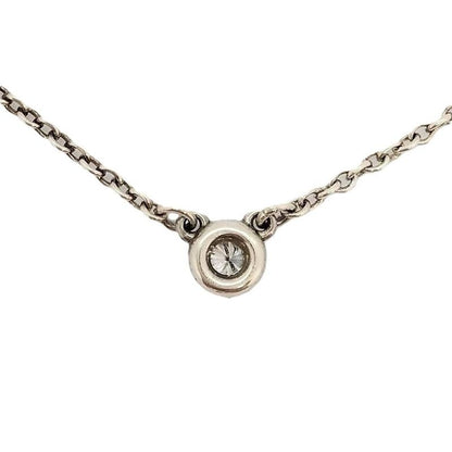 Tiffany & Co Tiffany & Co By-the-yard Necklace With Diamonds Sv925 16g Silver