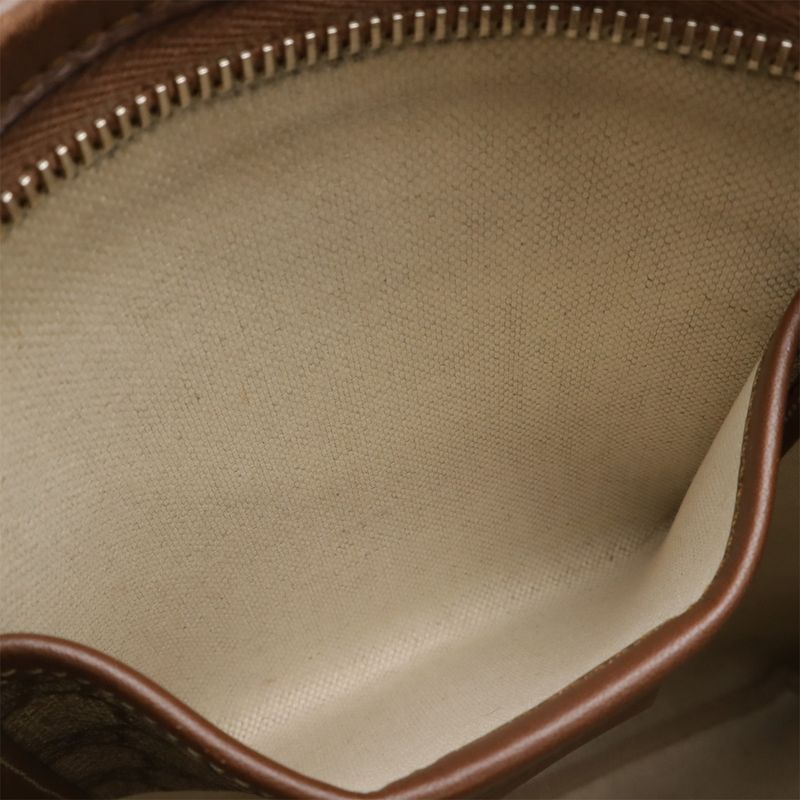 Gucci GG Supreme Shoulder Bag Crossbody Depth None PVC Leather Beige Dark Brown