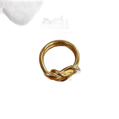 Hermes Scarf Ring Gold Head