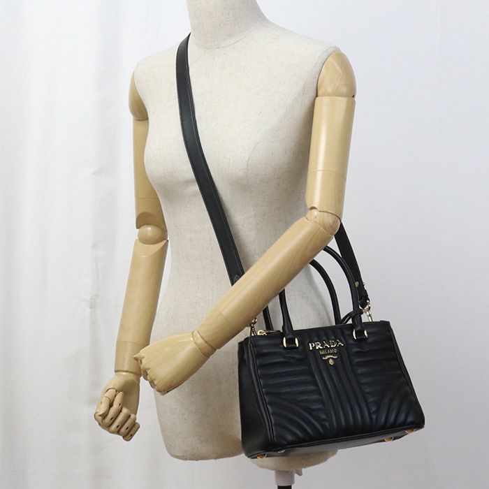 Prada 2WAY Tote Bag Leather Women