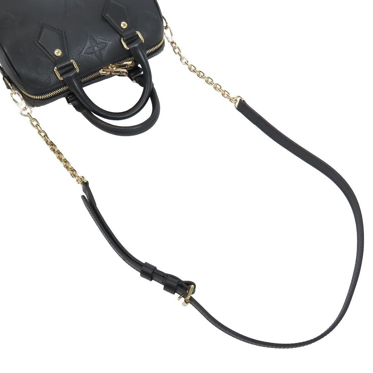 Louis Vuitton Speedy Bandouliere 20 Noir Black Monogram Empreinte 2-Way — view 4