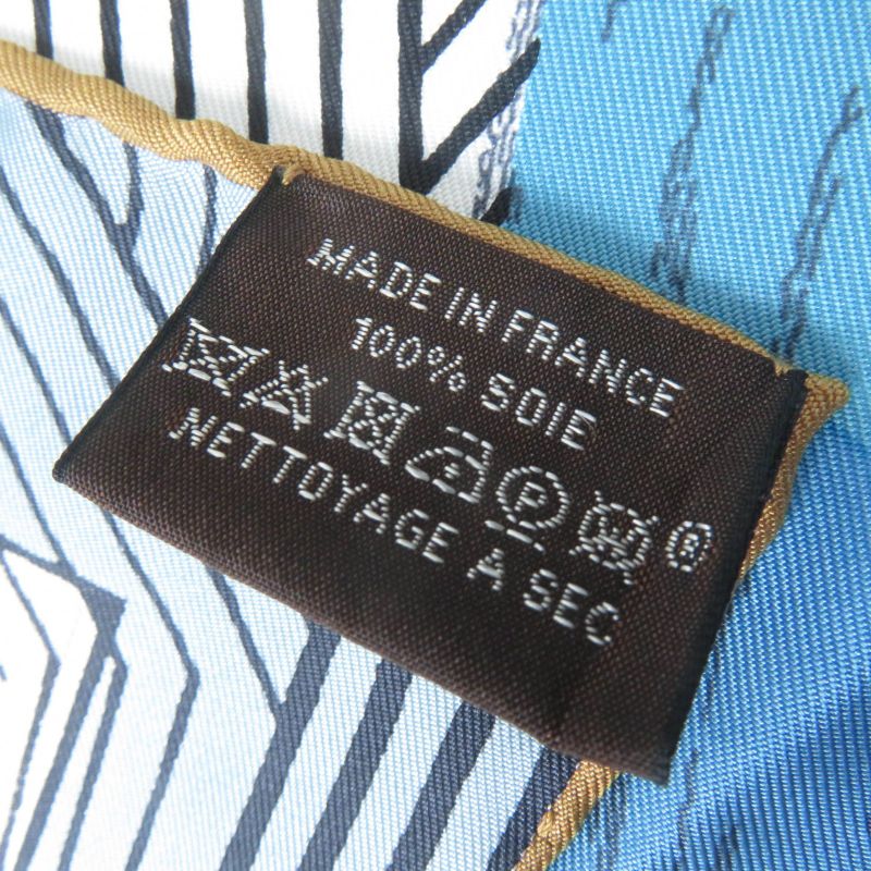Hermes Carre Geant Carre 90 JEU DES Omnibus ET Dames 100% Silk Large Shawl