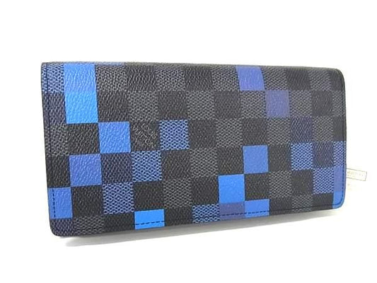 Boutique Louis Vuitton N60162 Damier Graphite Pixel Portefeuille Blazer