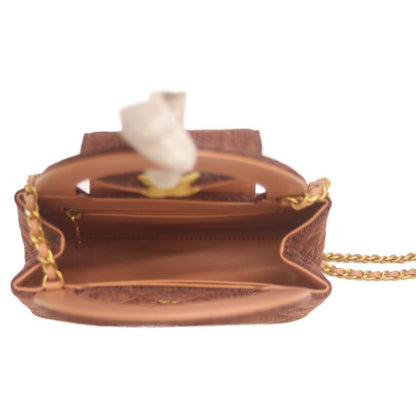 Chanel As4416 Pink Denim Mini Shopping 2WAY Mini Hand Shoulder Bag Pink Women