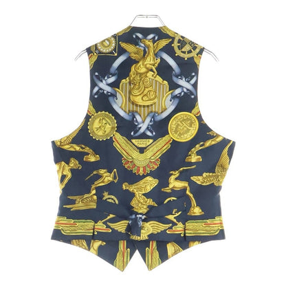 Hermes Silk Vest Black Gold