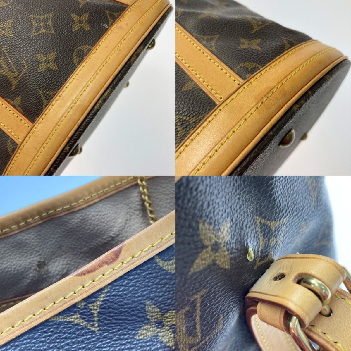 Louis Vuitton Monogram Monogram Bucket GM M42236 Tote Bag Shoulder Bag