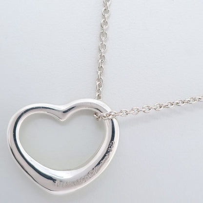 Tiffany & Co Open Heart Elsa Peretti 925 Silver Ladies 6.2g Necklace