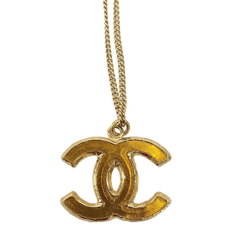 Chanel - Coco Mark Chain Necklace - Gold - Women's