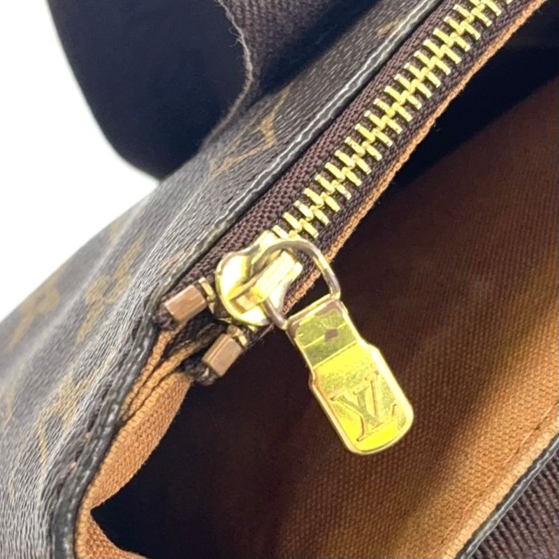 Louis Vuitton Cabas Bobol Damier Ebene Damier Ebene Leather × PVC Brown Tote