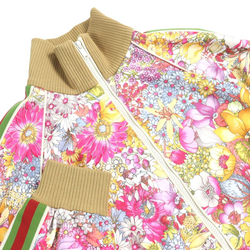 Gucci×the North FACE Gucci×the North Face 651323 Floral Print Webline Track